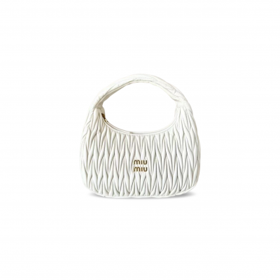 MIU MIU WANDER MATELASSÉ HOBO BAG 5BC108 (29*24*10cm) MIU MIU WANDER MATELASSÉ HOBO BAG 5BC108 (29*24*10cm)